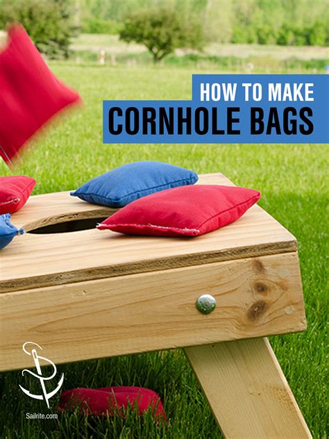 make your own cornhole bags